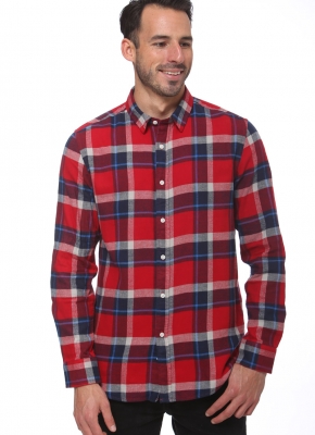 Elevani Mens Long Sleeve Cotton Flanel